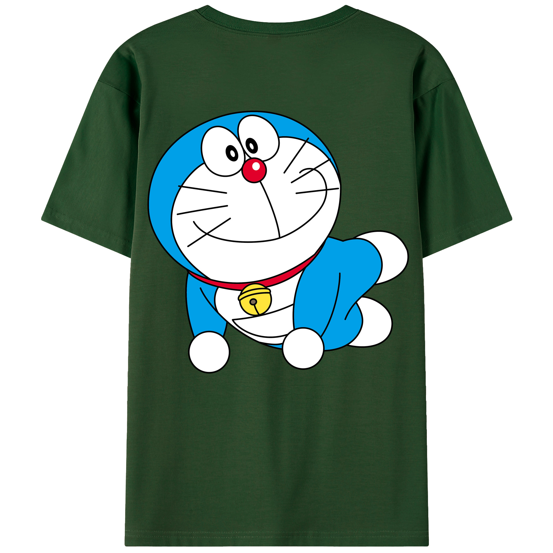 （画像用） ドラえもん Doraemon 綿100％半袖Tシャツ（背面プリント）